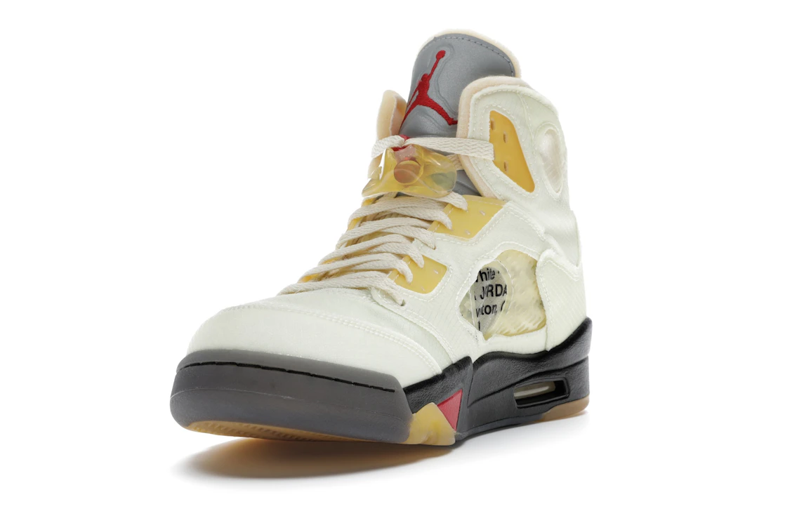 Vue 13 de Jordan 5 Retro Off-White Sail
