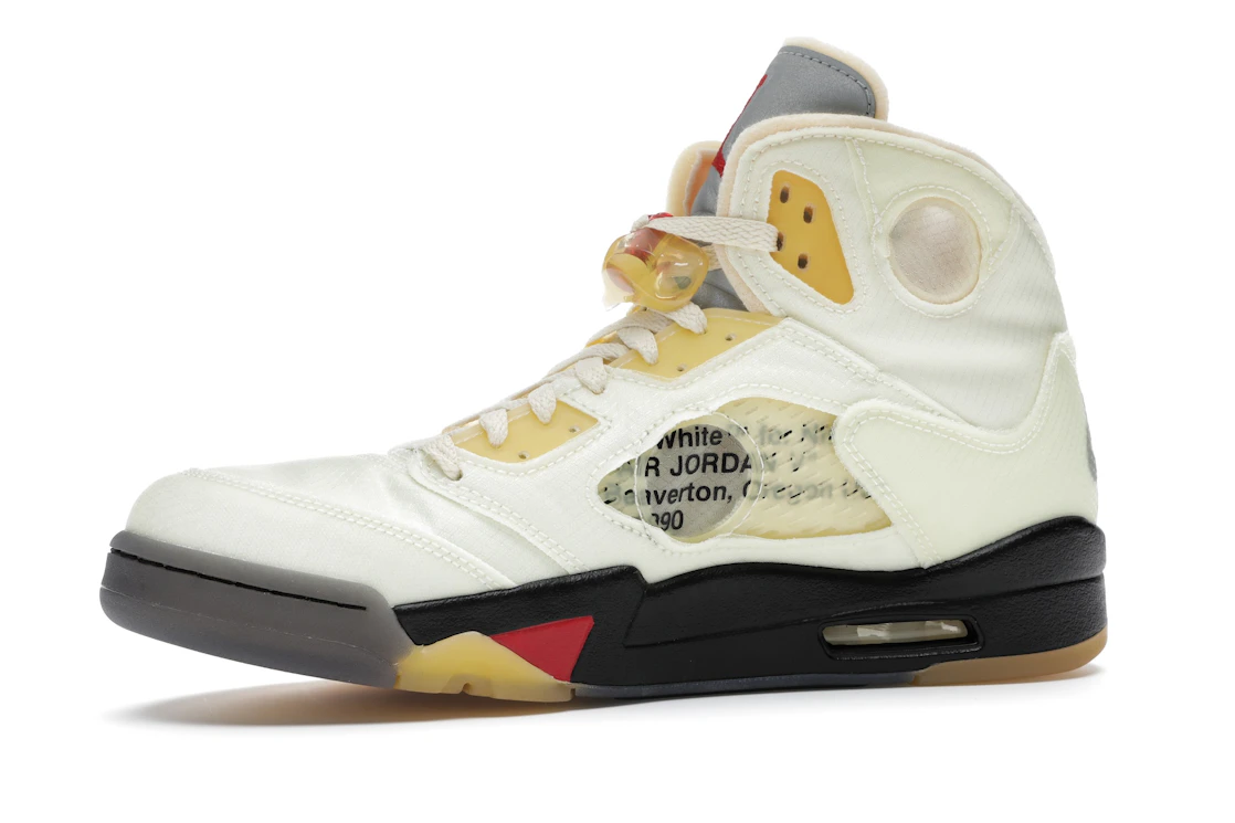 Vue 17 de Jordan 5 Retro Off-White Sail
