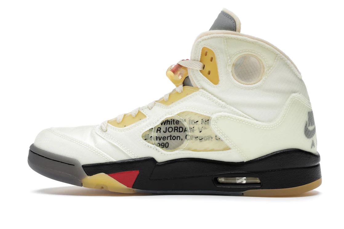 Vue 20 de Jordan 5 Retro Off-White Sail