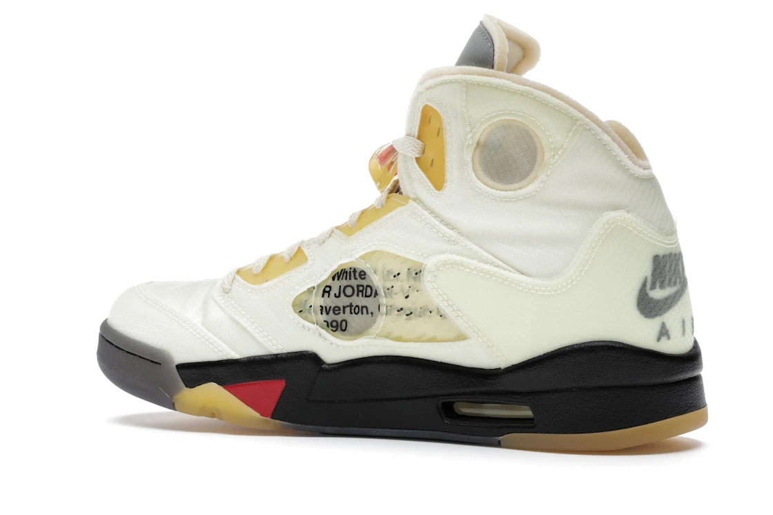 Vue 22 de Jordan 5 Retro Off-White Sail