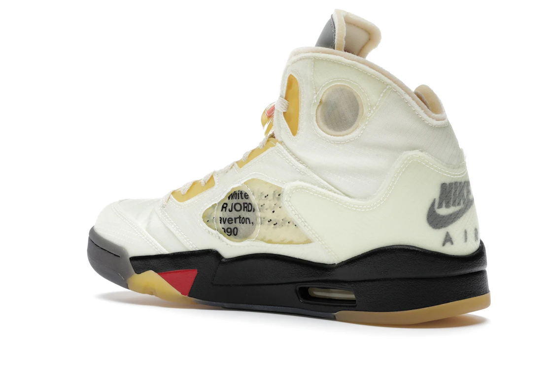 Vue 23 de Jordan 5 Retro Off-White Sail