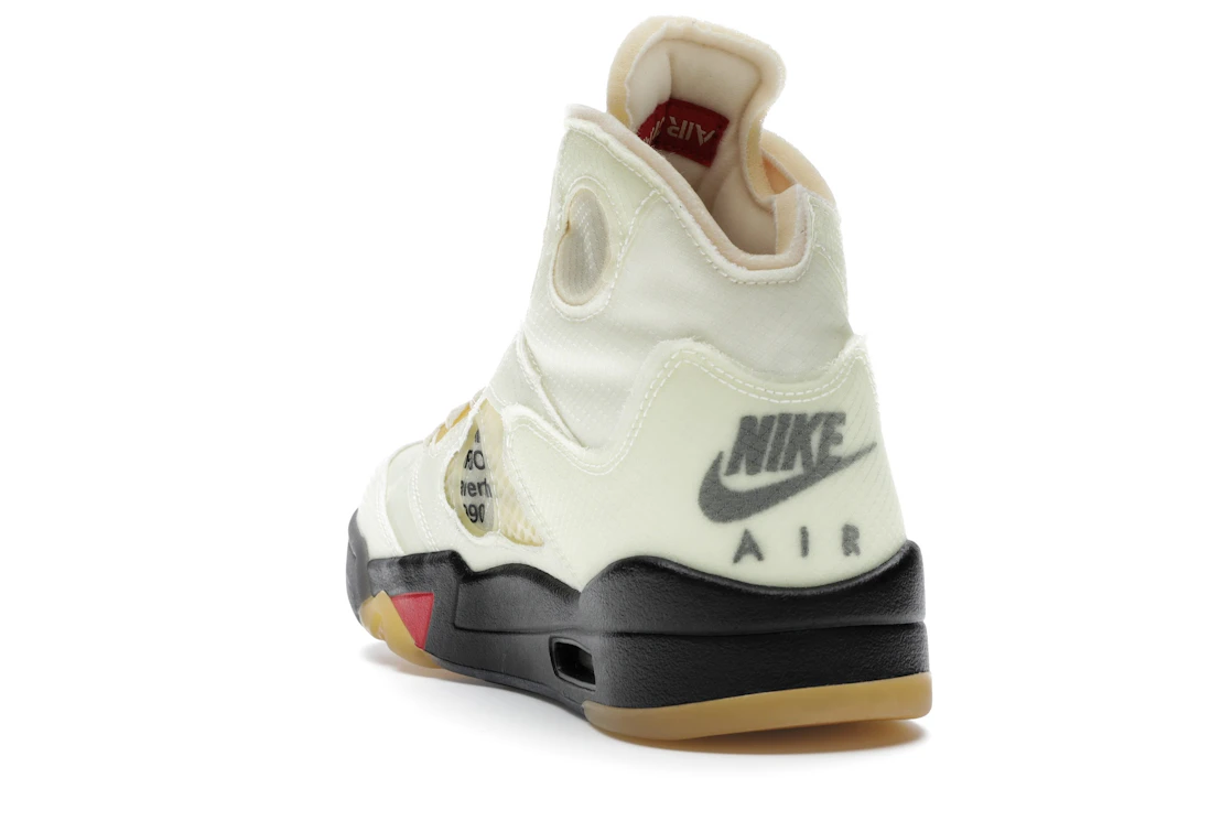 Vue 26 de Jordan 5 Retro Off-White Sail