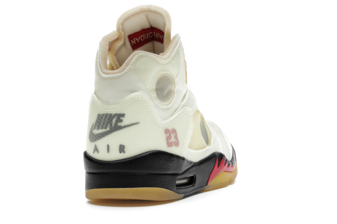 Vue 30 de Jordan 5 Retro Off-White Sail