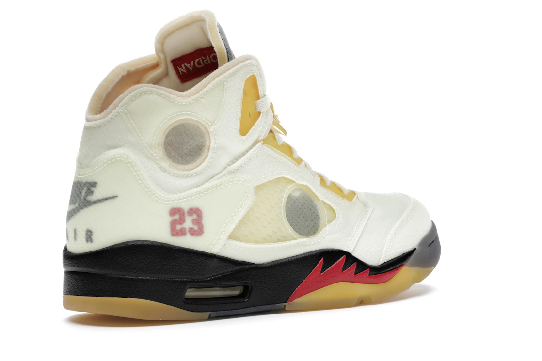 Vue 33 de Jordan 5 Retro Off-White Sail