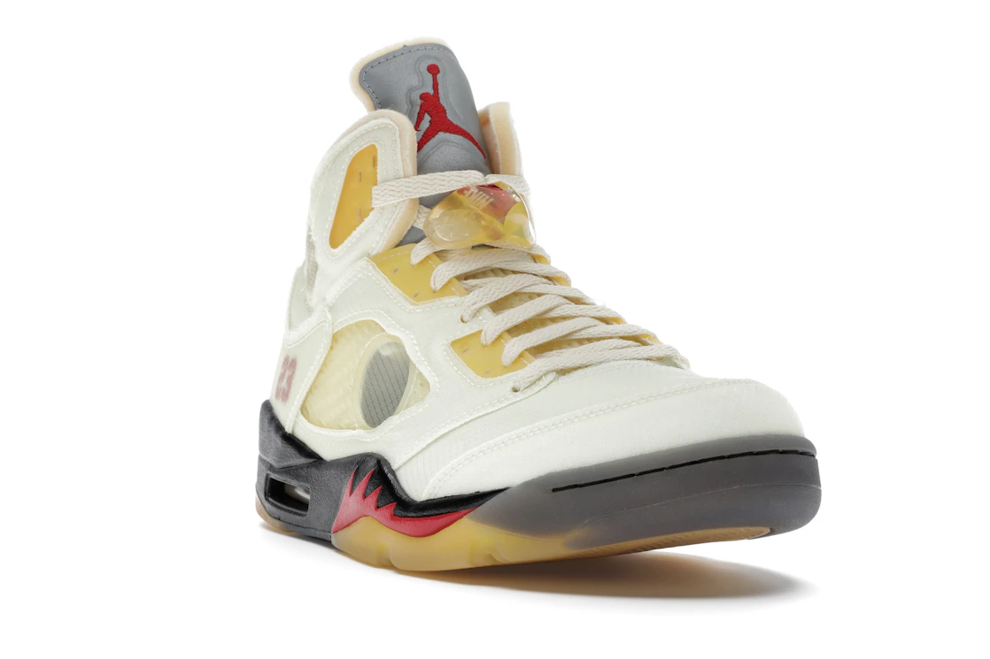 Vue 7 de Jordan 5 Retro Off-White Sail