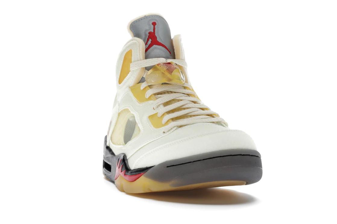 Vue 8 de Jordan 5 Retro Off-White Sail