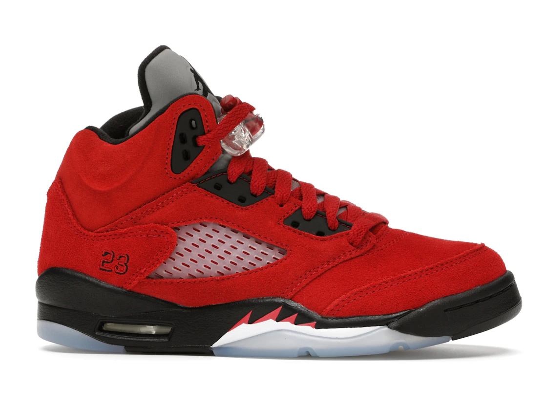 Vue 2 de Jordan 5 Retro Raging Bull Red (2021) (GS)