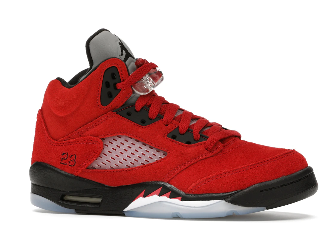 Vue 3 de Jordan 5 Retro Raging Bull Red (2021) (GS)