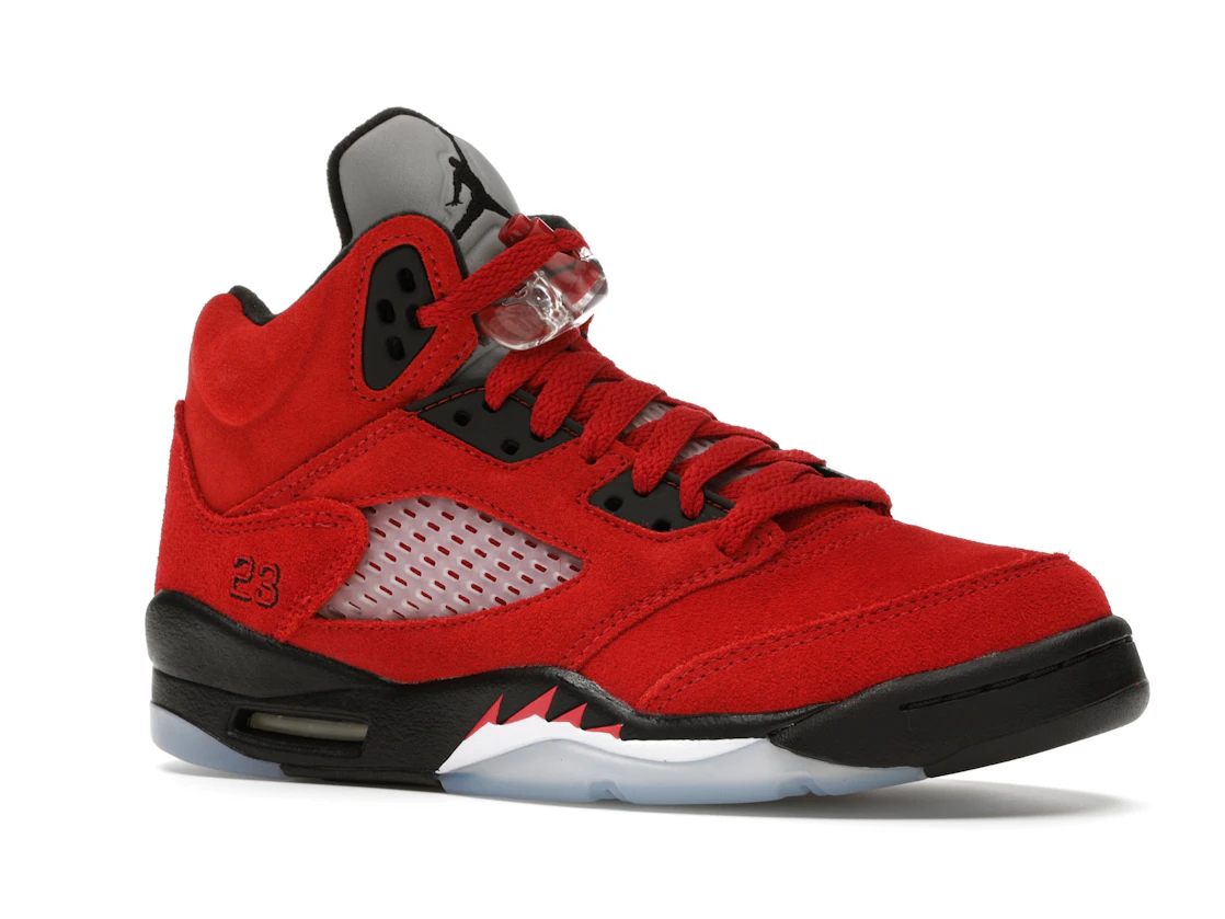 Vue 4 de Jordan 5 Retro Raging Bull Red (2021) (GS)