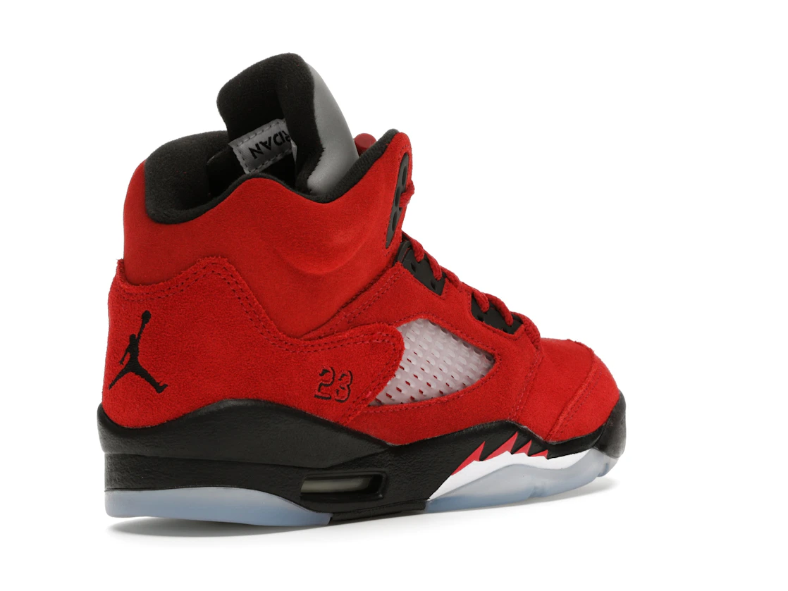 Vue 32 de Jordan 5 Retro Raging Bull Red (2021) (GS)