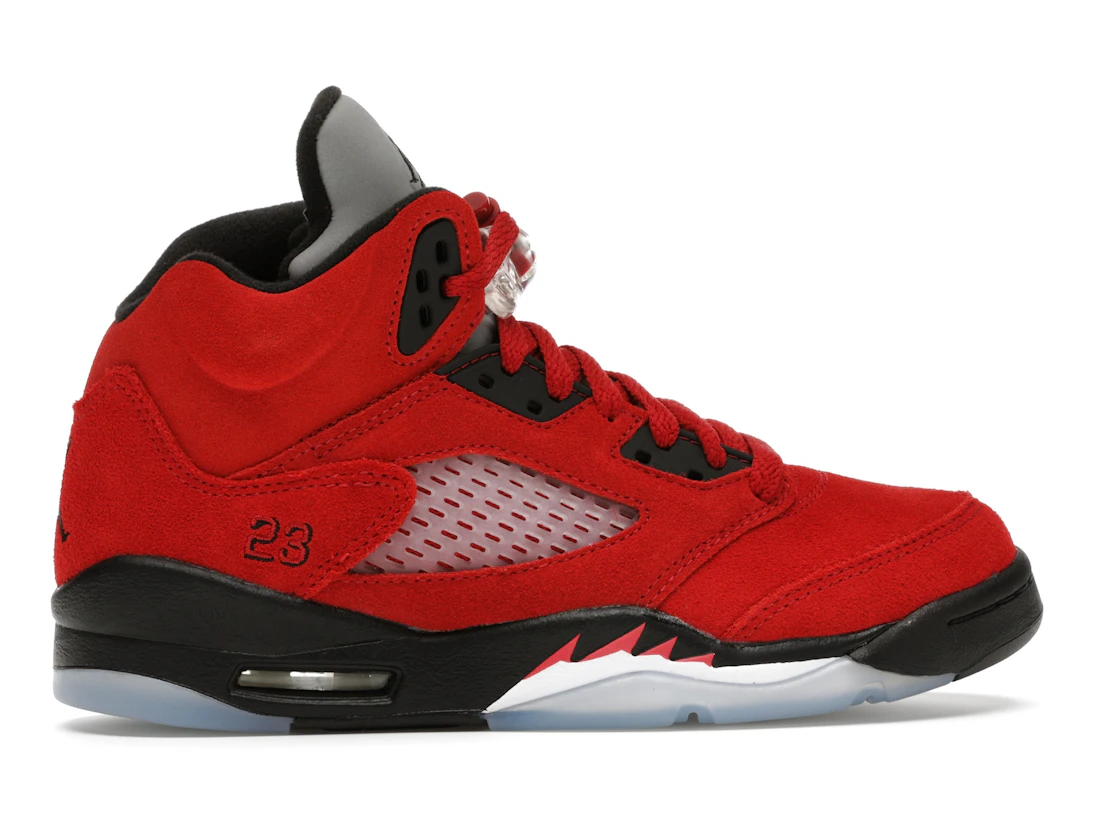 Vue 36 de Jordan 5 Retro Raging Bull Red (2021) (GS)