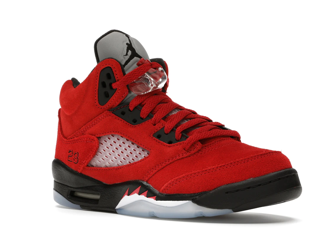 Vue 5 de Jordan 5 Retro Raging Bull Red (2021) (GS)