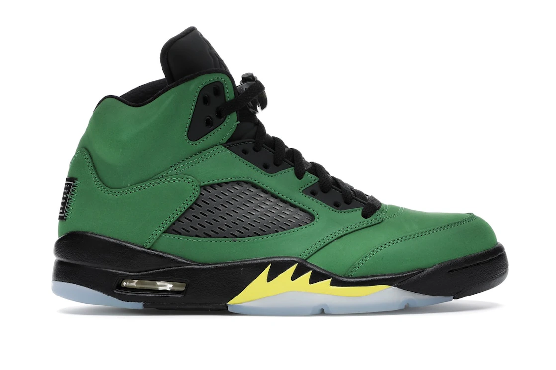 Vue 1 de Jordan 5 Retro SE Oregon