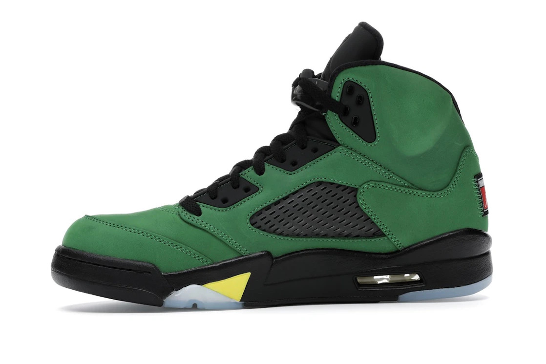 Vue 18 de Jordan 5 Retro SE Oregon