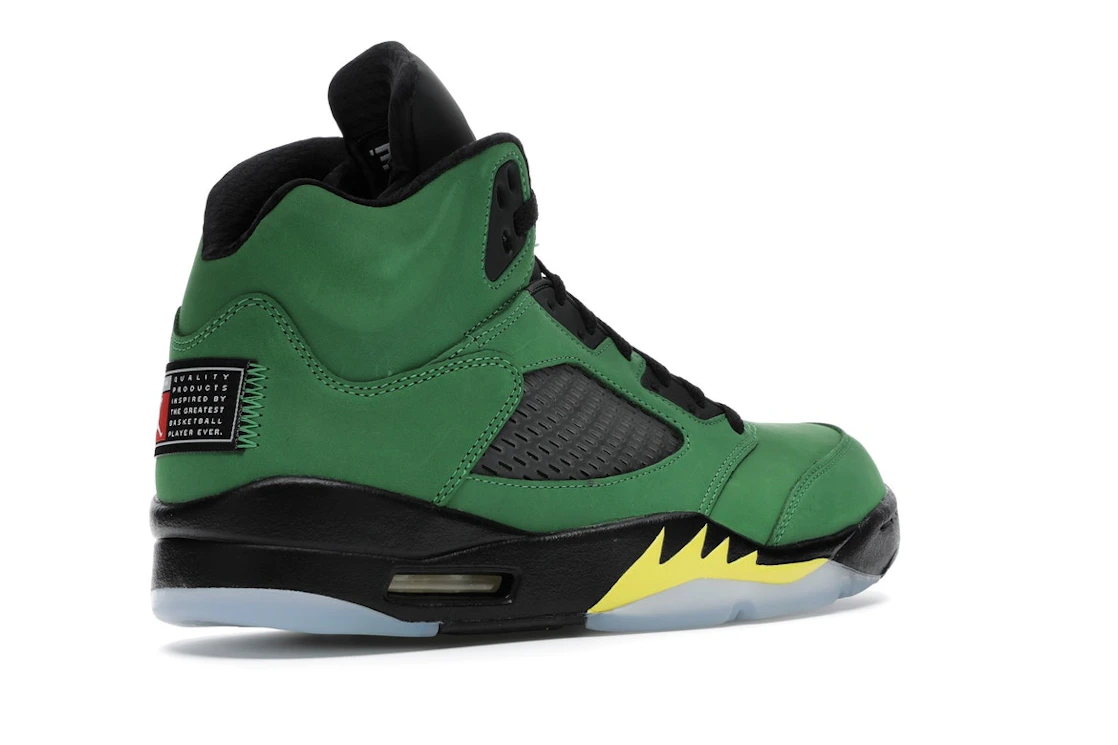 Vue 33 de Jordan 5 Retro SE Oregon