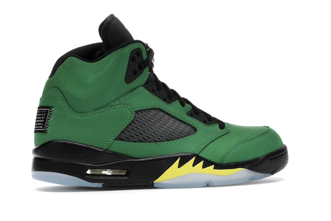 Vue 35 de Jordan 5 Retro SE Oregon