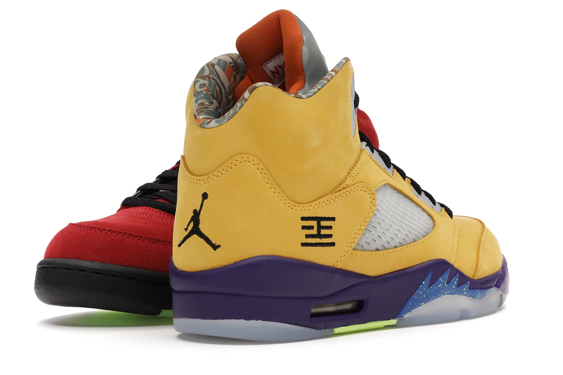Vue 32 de Jordan 5 Retro What The