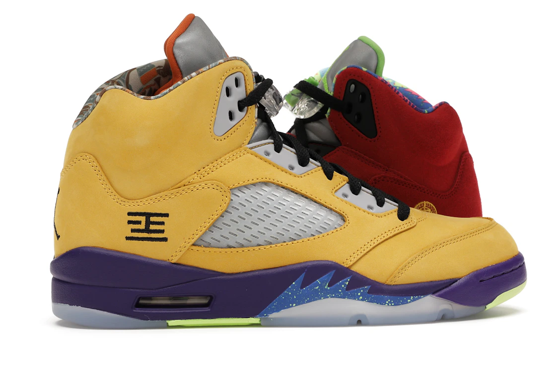 Vue 36 de Jordan 5 Retro What The