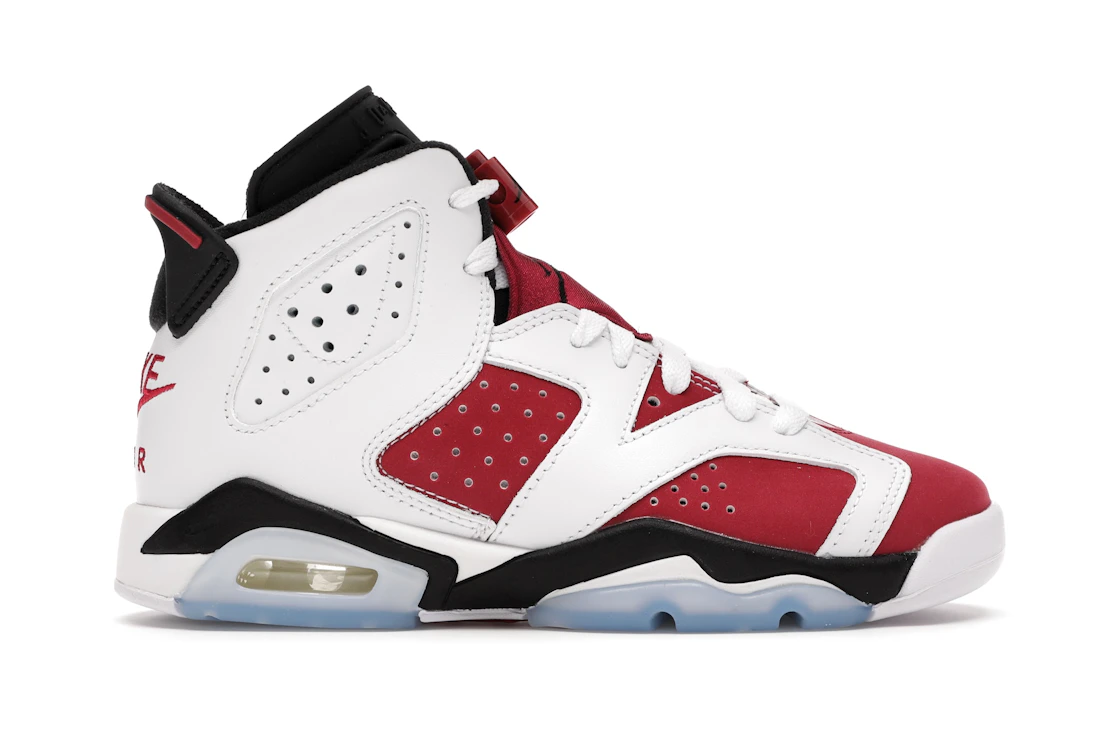 Vue 1 de Jordan 6 Retro Carmine (2021) (GS)