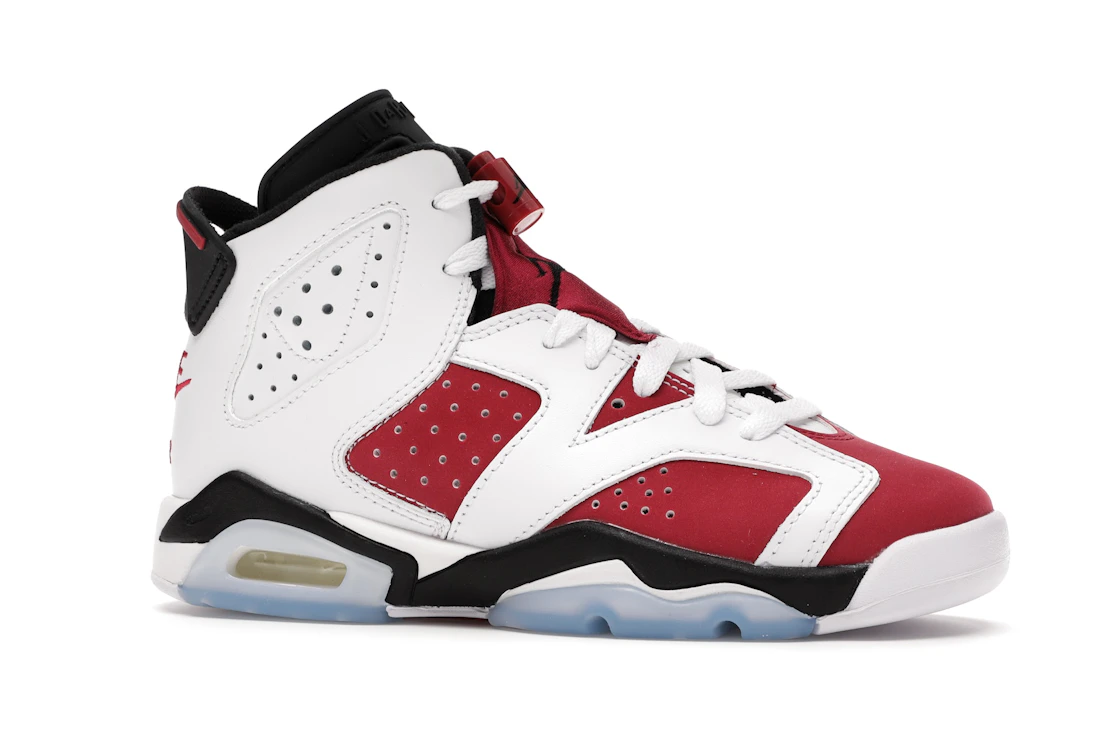 Vue 3 de Jordan 6 Retro Carmine (2021) (GS)