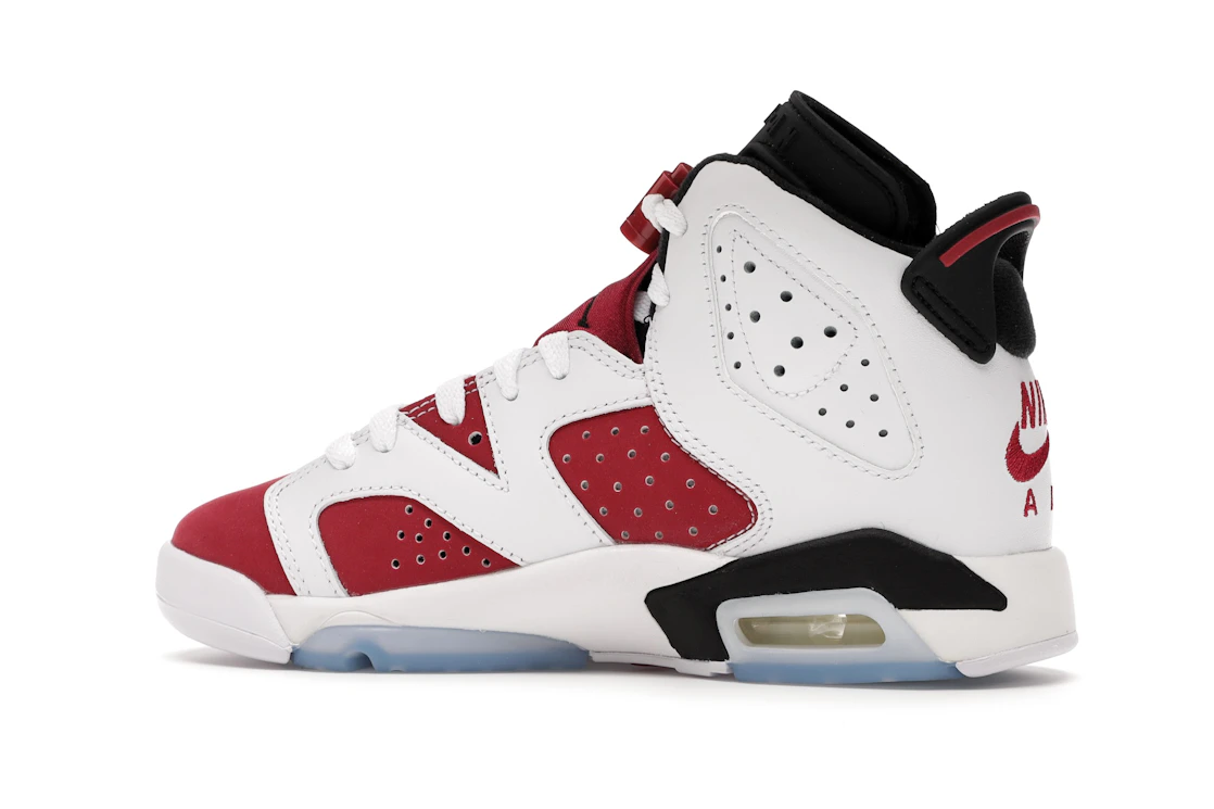 Vue 21 de Jordan 6 Retro Carmine (2021) (GS)