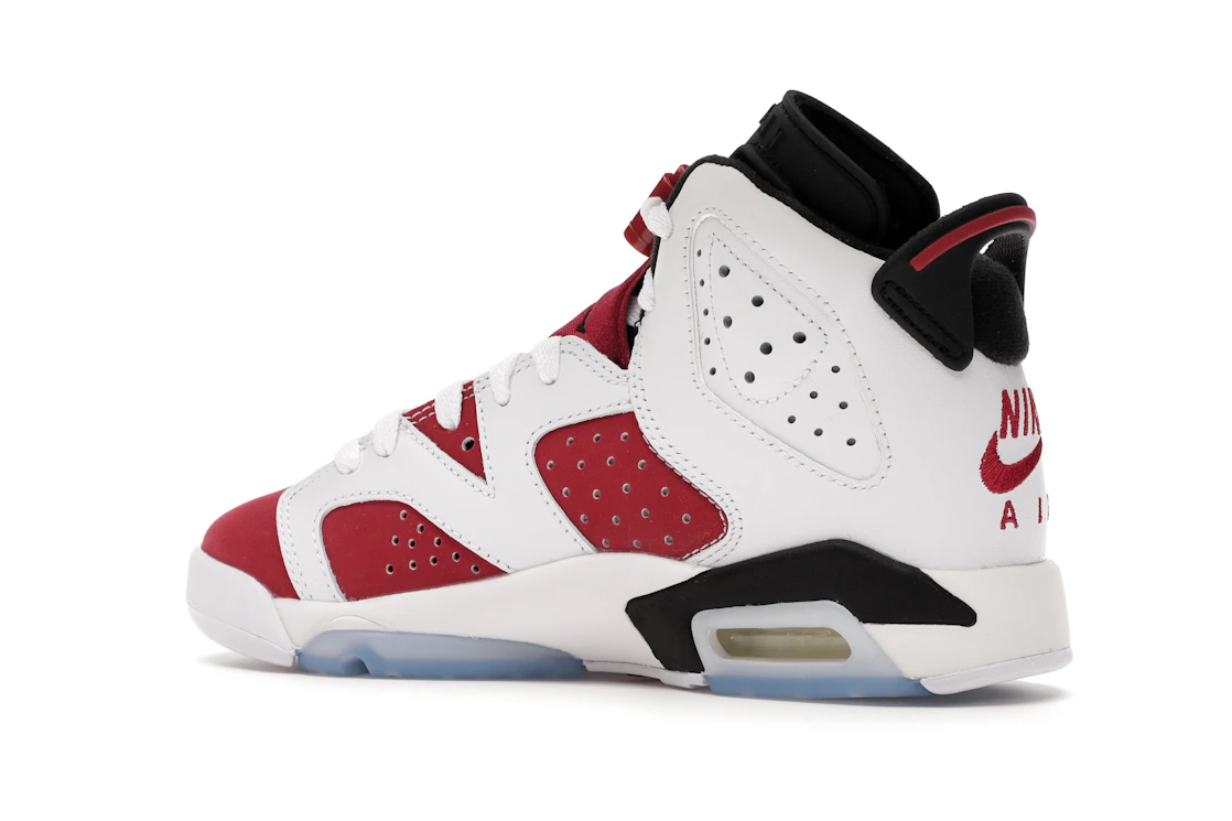 Vue 22 de Jordan 6 Retro Carmine (2021) (GS)
