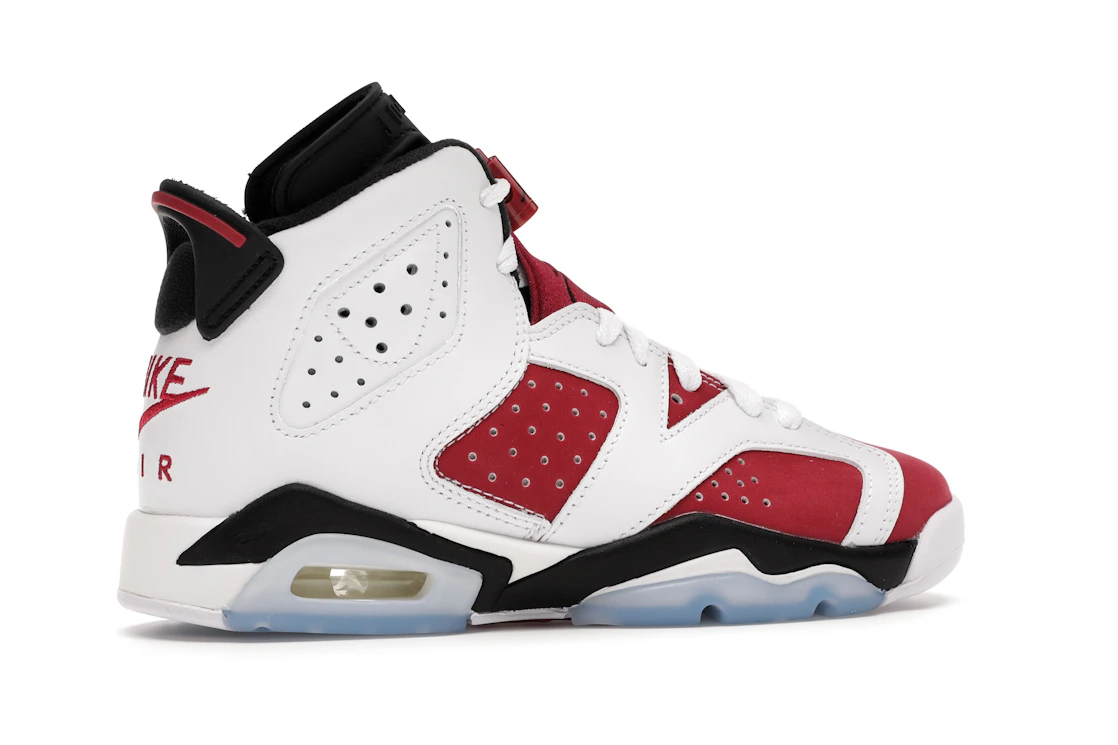 Vue 35 de Jordan 6 Retro Carmine (2021) (GS)