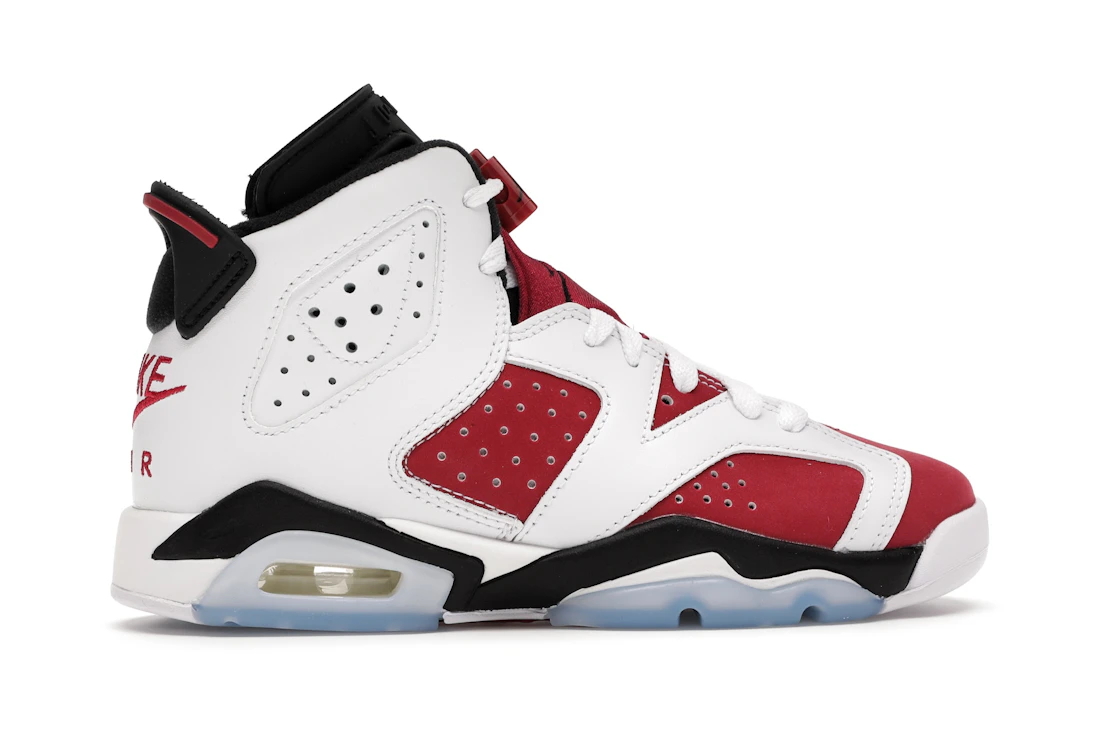 Vue 36 de Jordan 6 Retro Carmine (2021) (GS)