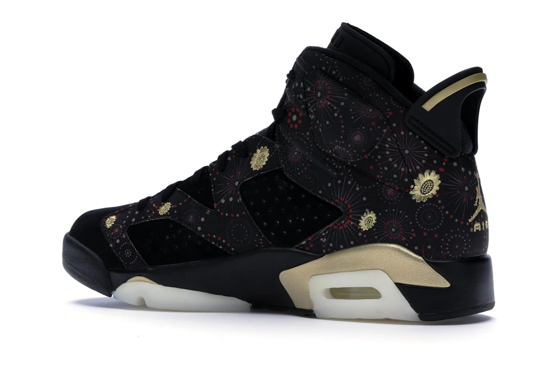 Vue 22 de Jordan 6 Retro Chinese New Year (2018)