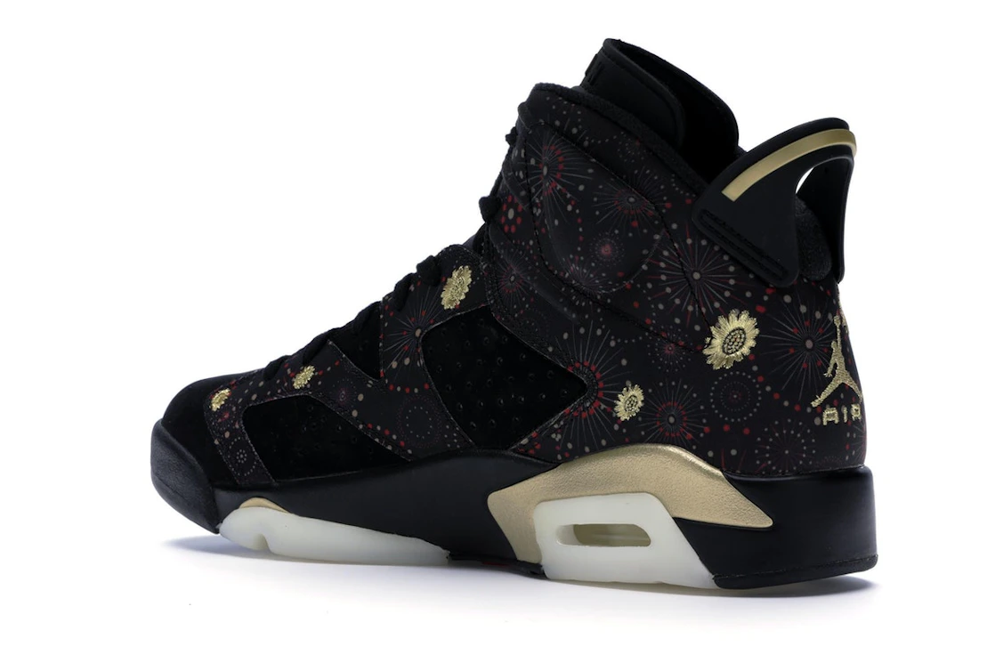 Vue 23 de Jordan 6 Retro Chinese New Year (2018)