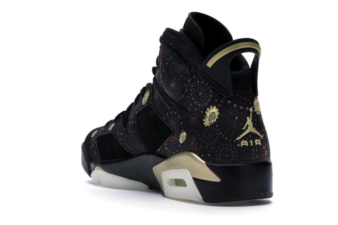 Vue 25 de Jordan 6 Retro Chinese New Year (2018)