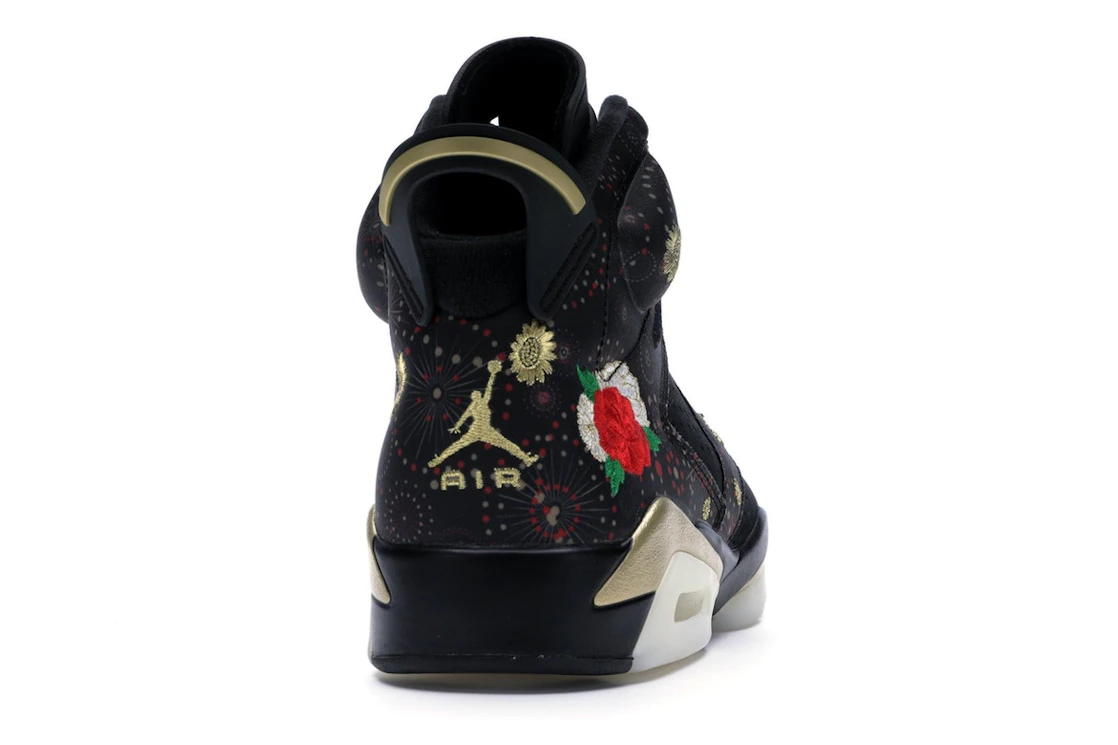 Vue 29 de Jordan 6 Retro Chinese New Year (2018)
