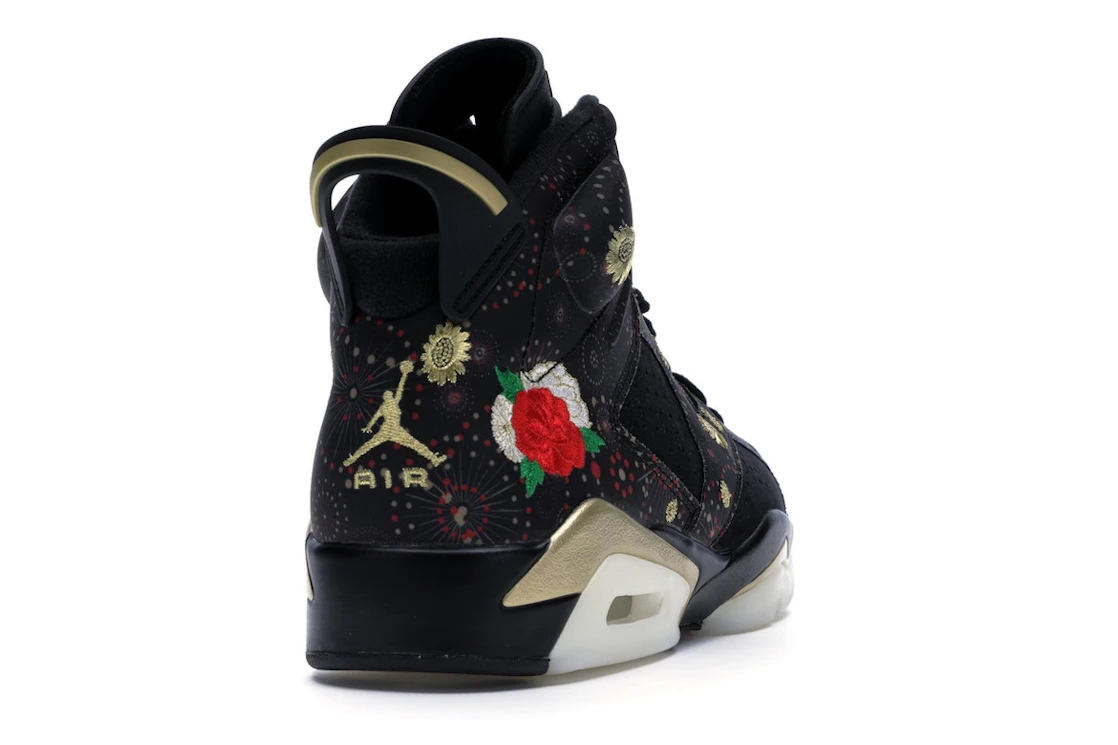 Vue 30 de Jordan 6 Retro Chinese New Year (2018)