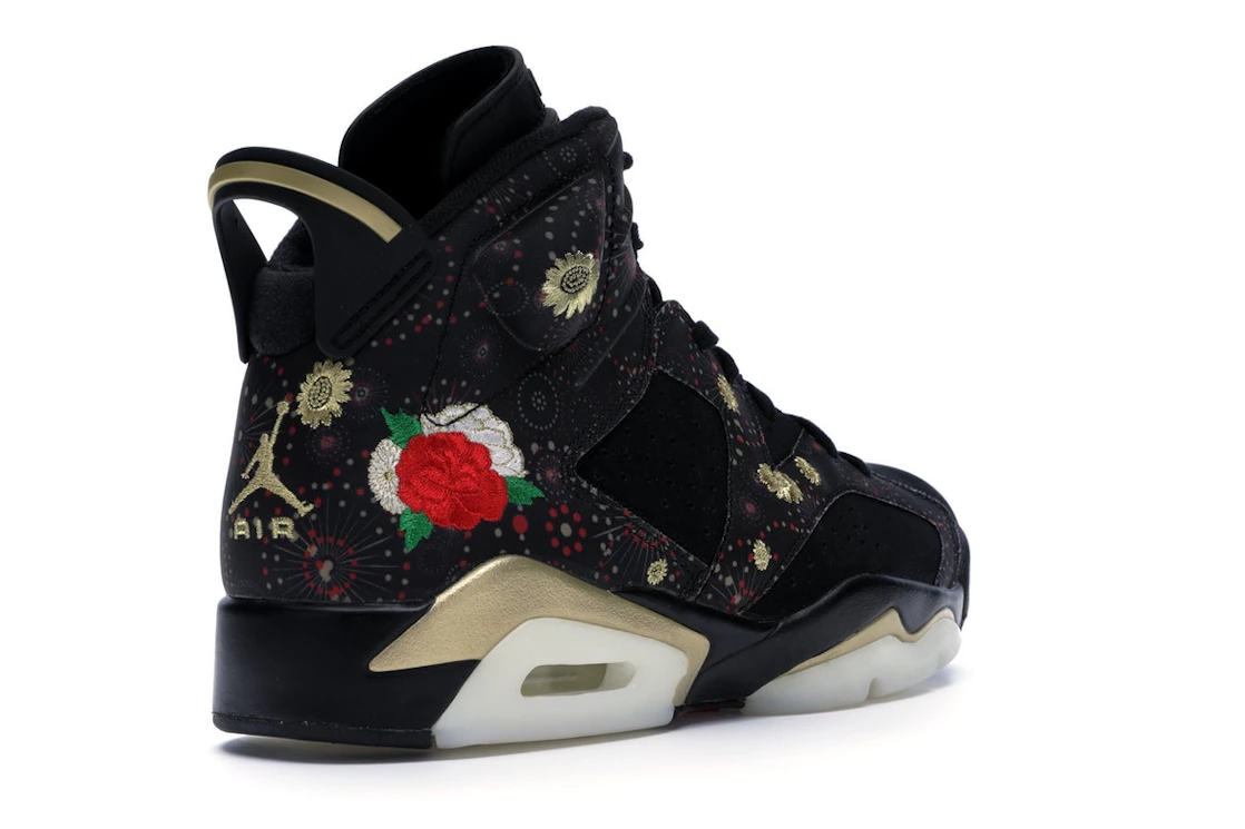 Vue 32 de Jordan 6 Retro Chinese New Year (2018)