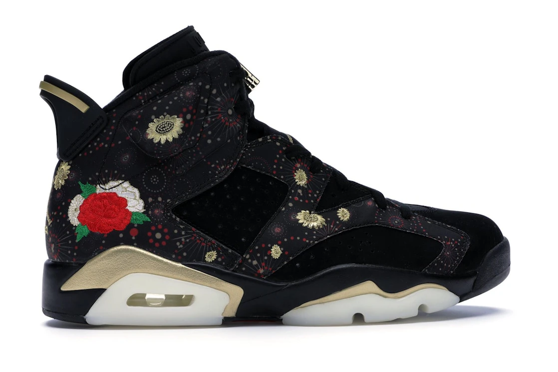 Vue 36 de Jordan 6 Retro Chinese New Year (2018)