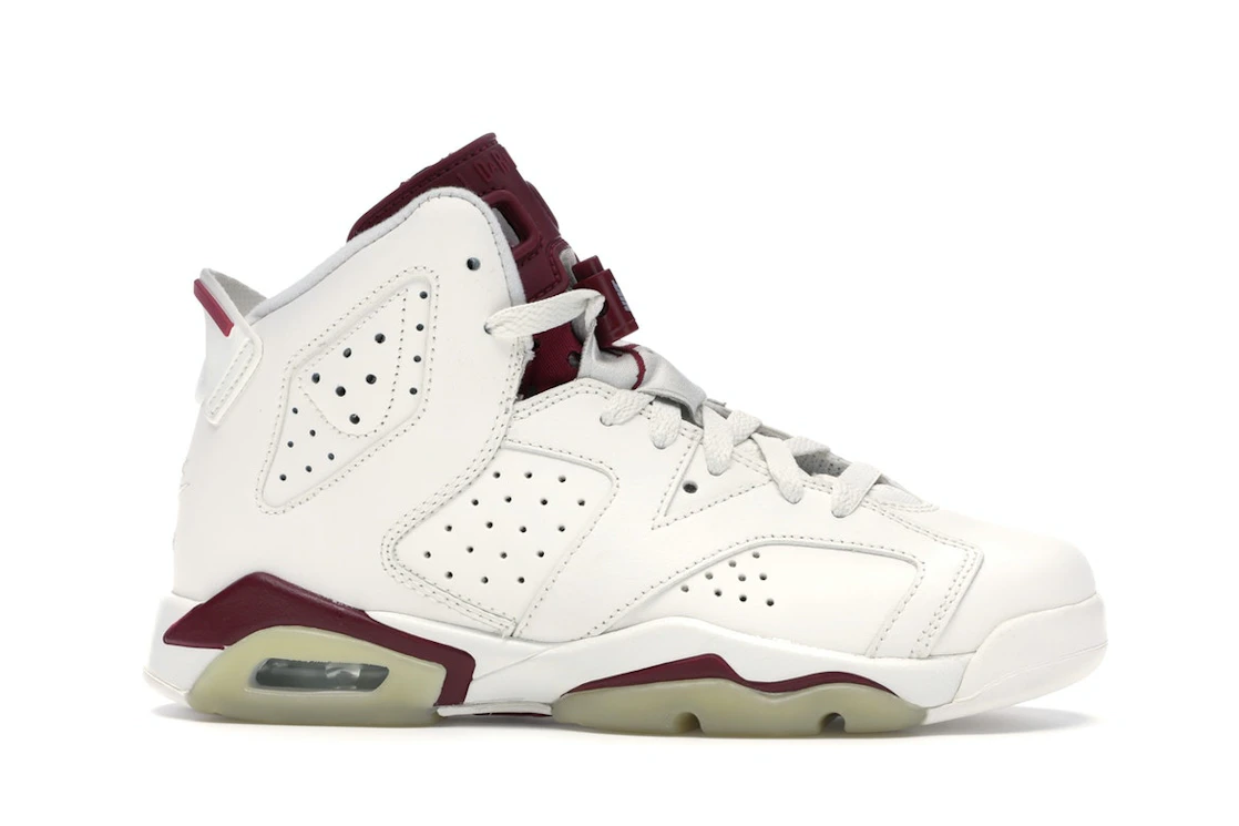 Vue 2 de Jordan 6 Retro Maroon (2015) (GS)
