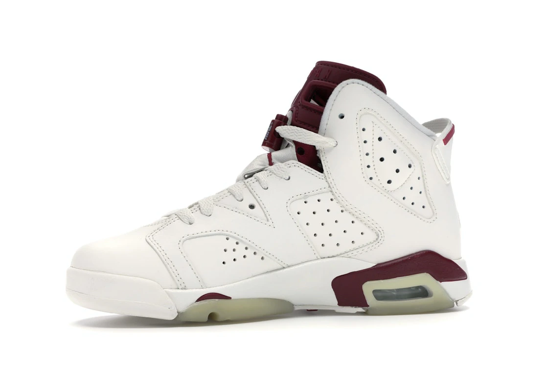 Vue 17 de Jordan 6 Retro Maroon (2015) (GS)
