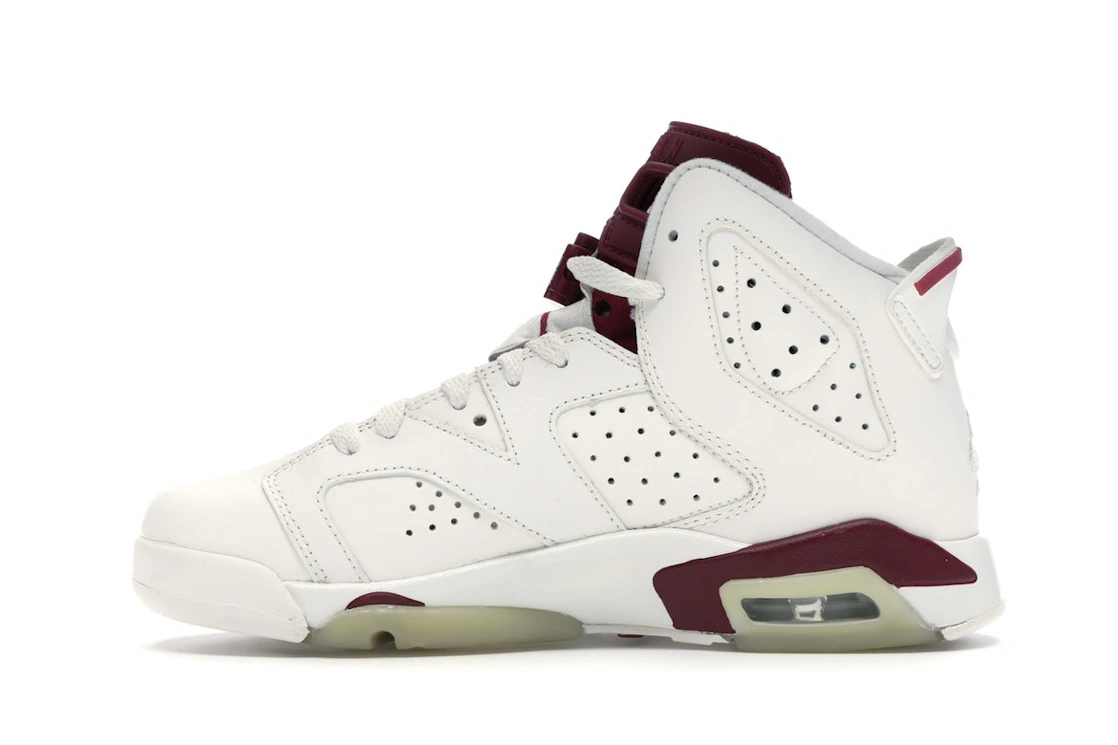 Vue 19 de Jordan 6 Retro Maroon (2015) (GS)