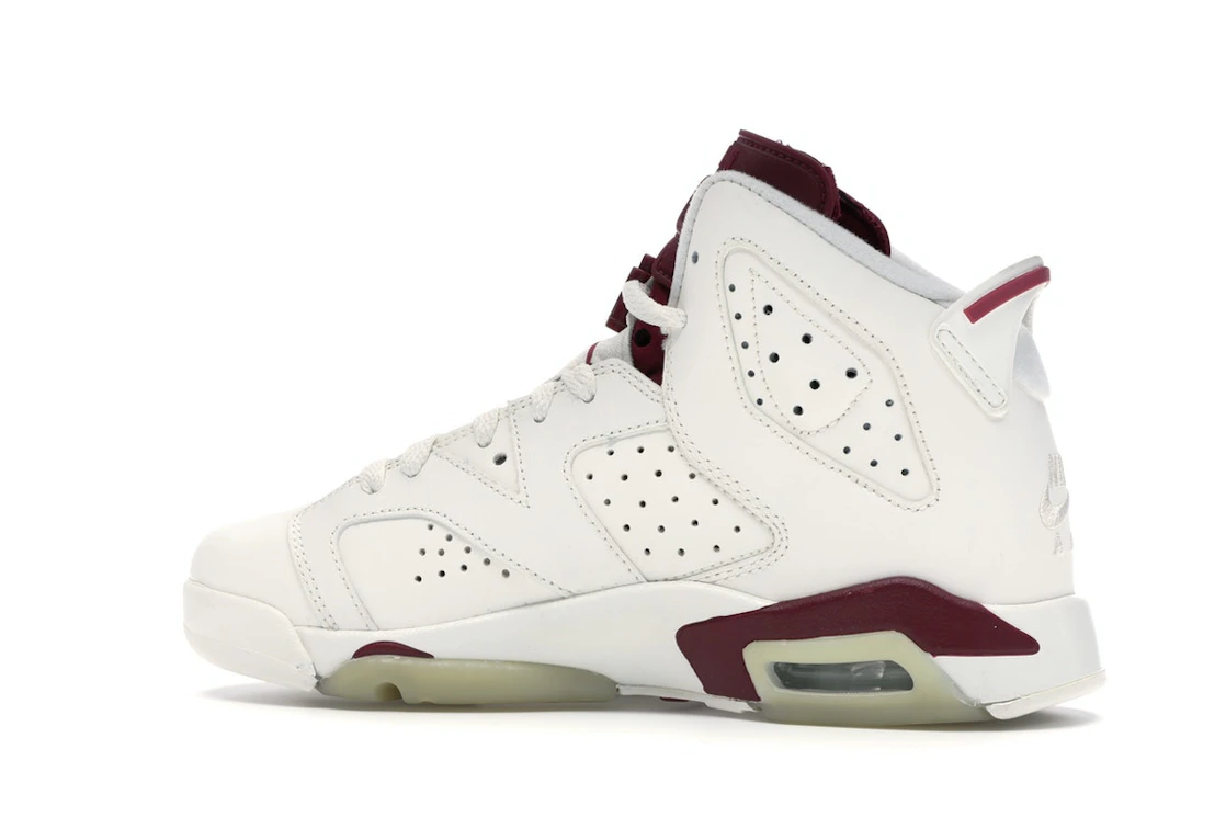 Vue 21 de Jordan 6 Retro Maroon (2015) (GS)