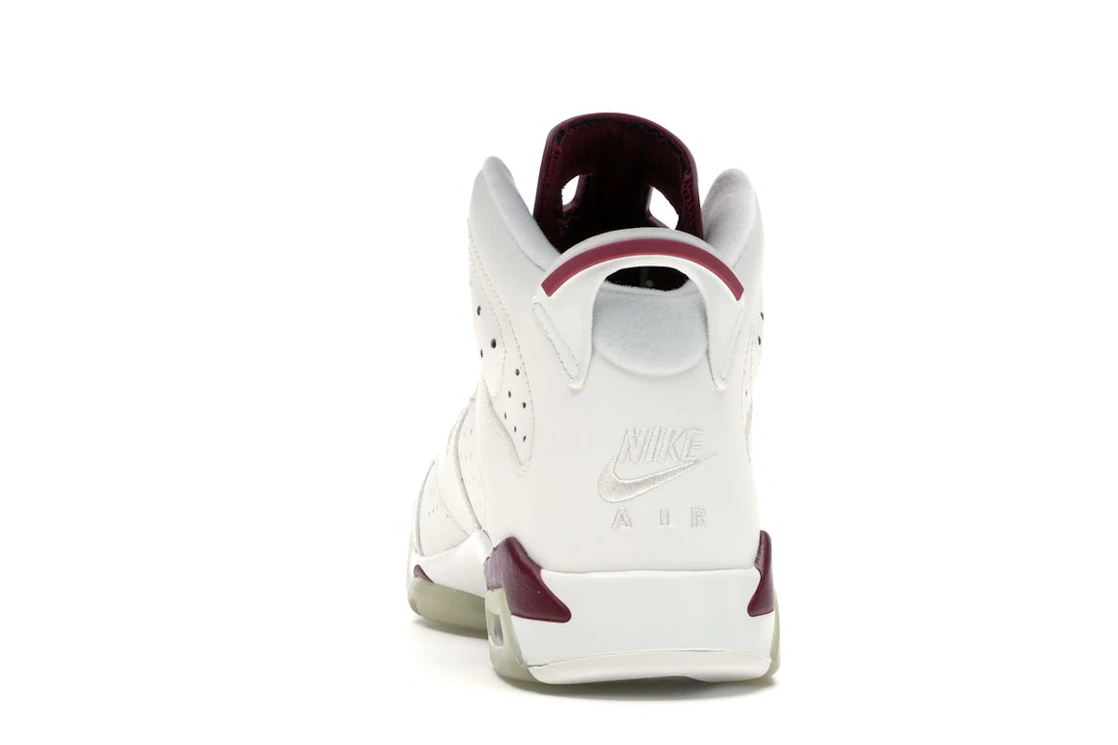 Vue 27 de Jordan 6 Retro Maroon (2015) (GS)