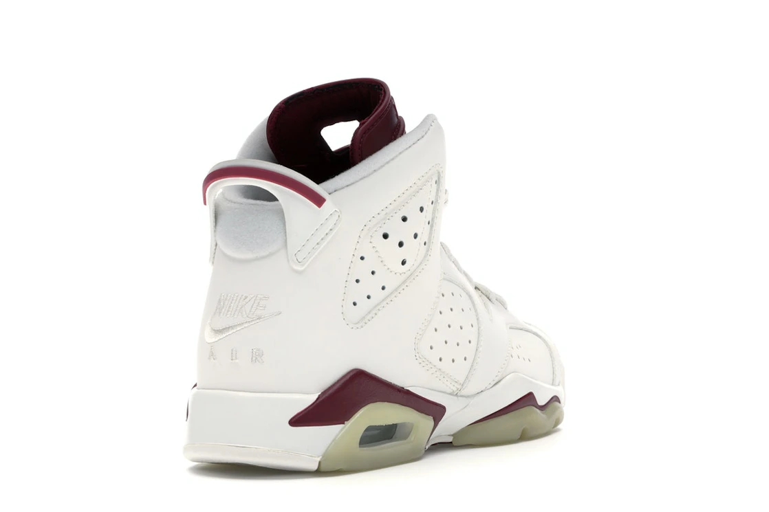 Vue 31 de Jordan 6 Retro Maroon (2015) (GS)