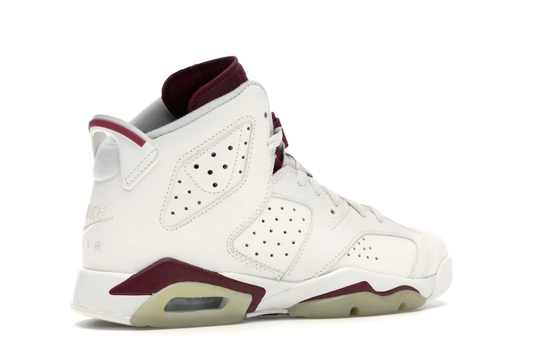 Vue 34 de Jordan 6 Retro Maroon (2015) (GS)