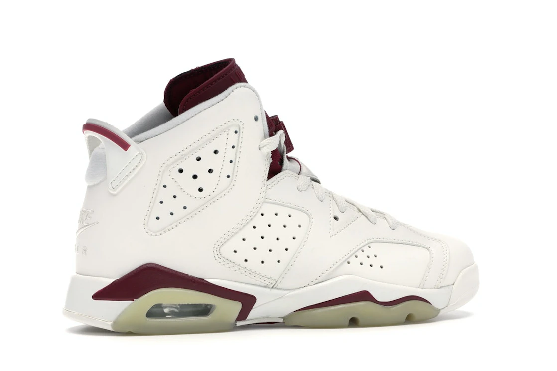 Vue 35 de Jordan 6 Retro Maroon (2015) (GS)