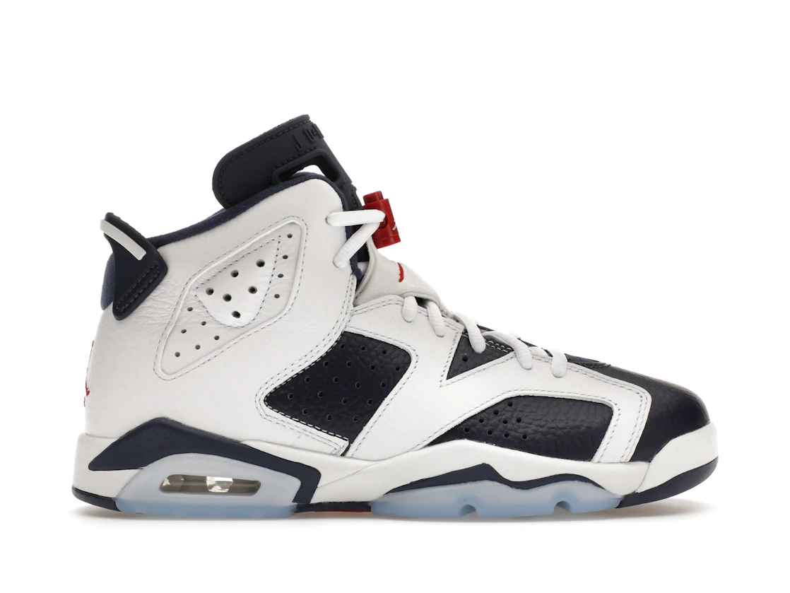 Vue 1 de Jordan 6 Retro Olympic (2024) (GS)