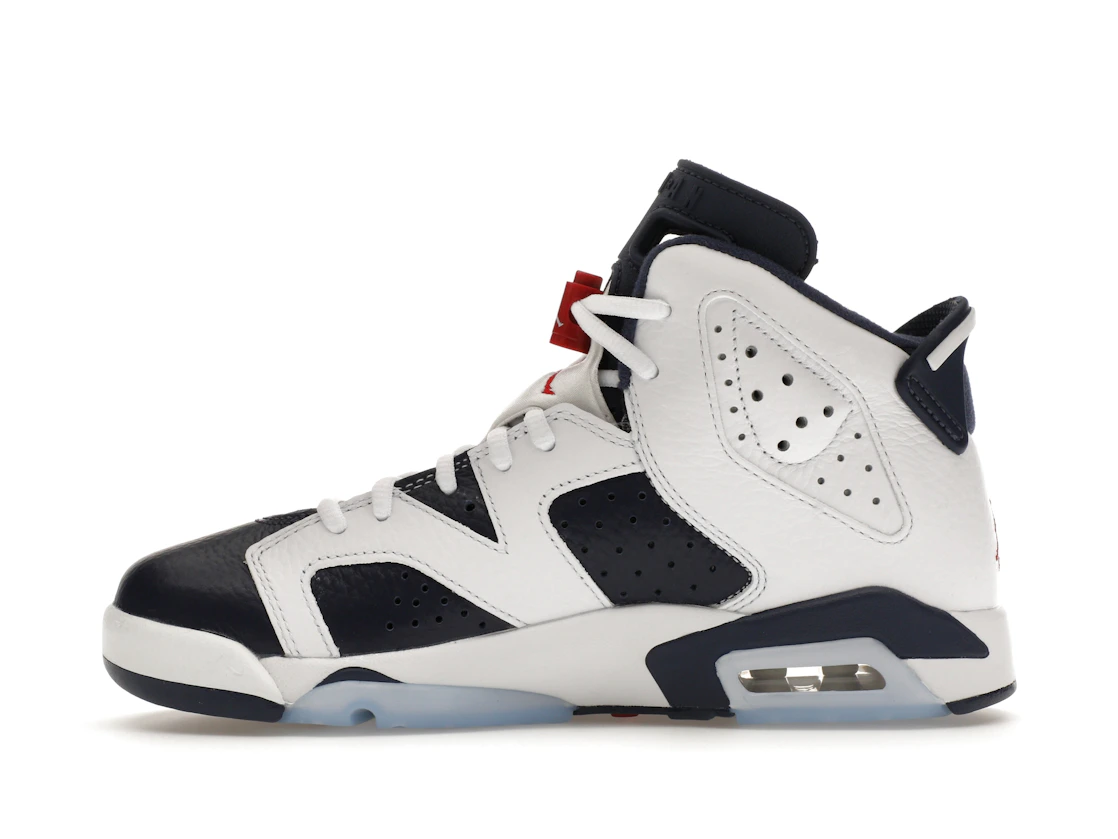 Vue 19 de Jordan 6 Retro Olympic (2024) (GS)