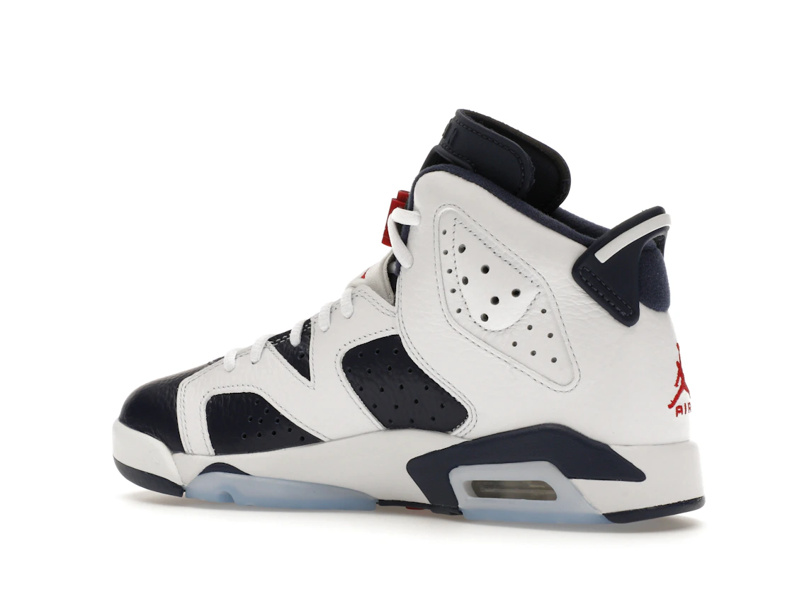Vue 22 de Jordan 6 Retro Olympic (2024) (GS)