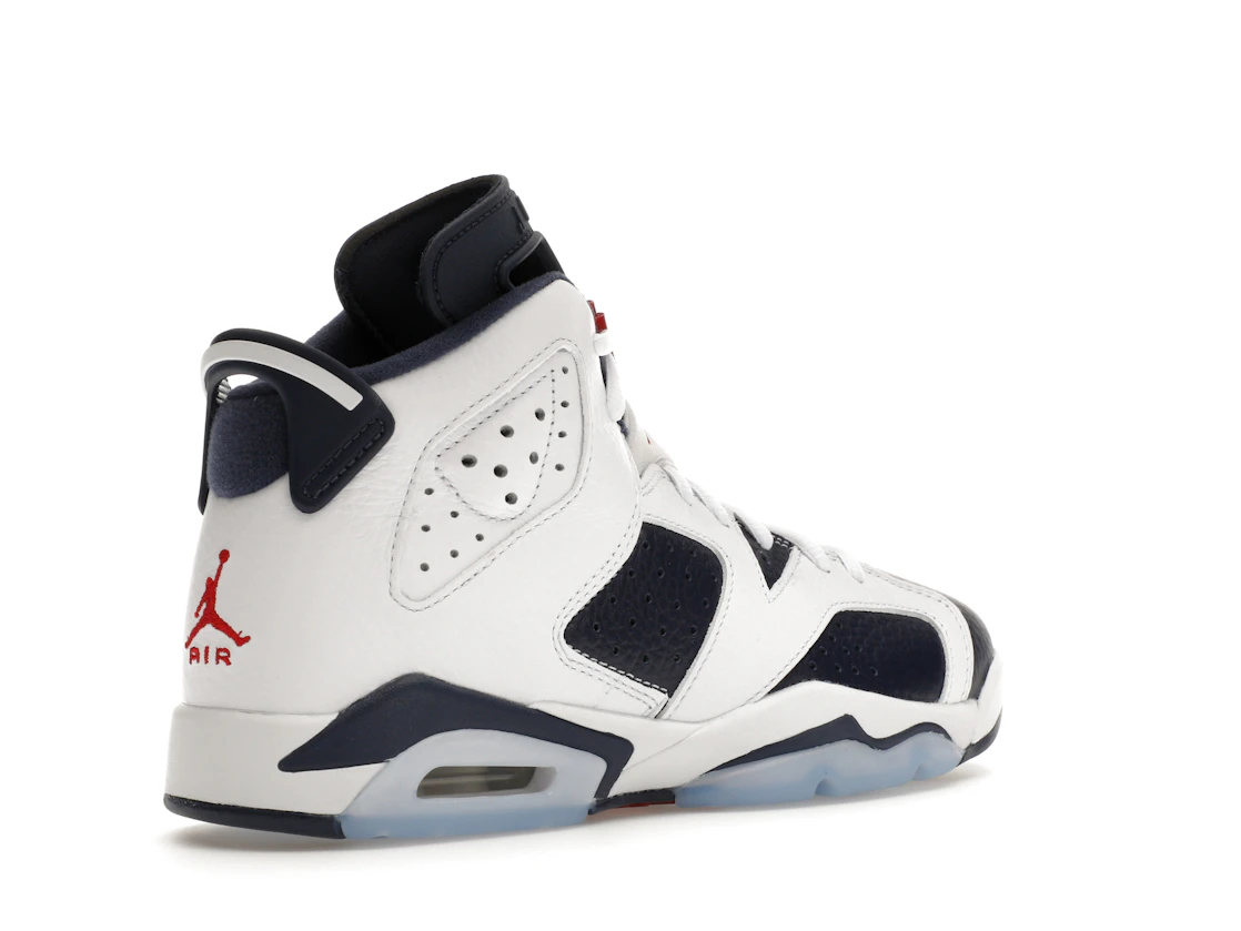Vue 33 de Jordan 6 Retro Olympic (2024) (GS)