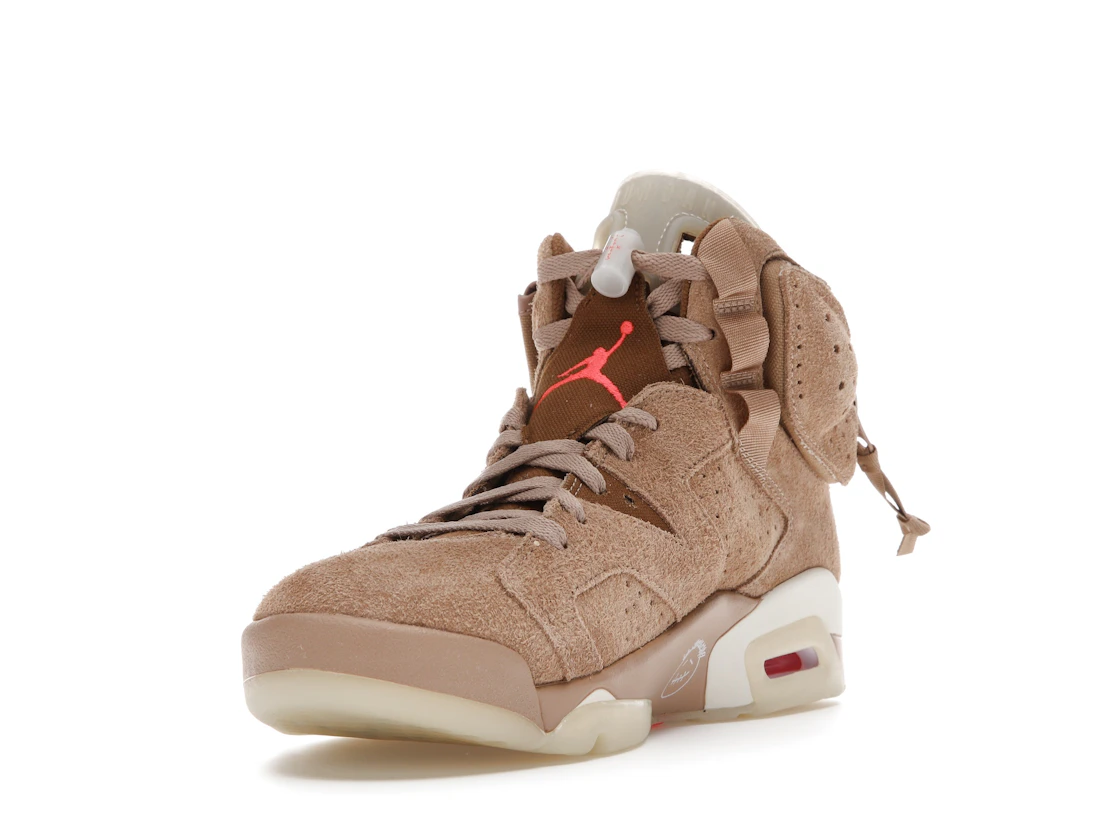 Vue 13 de Jordan 6 Retro Travis Scott British Khaki
