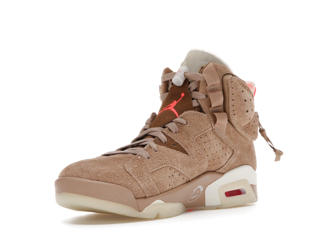 Vue 14 de Jordan 6 Retro Travis Scott British Khaki