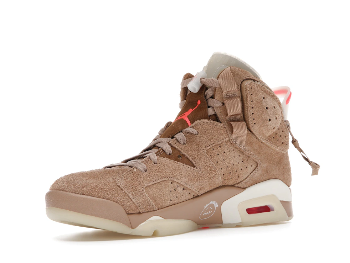 Vue 15 de Jordan 6 Retro Travis Scott British Khaki